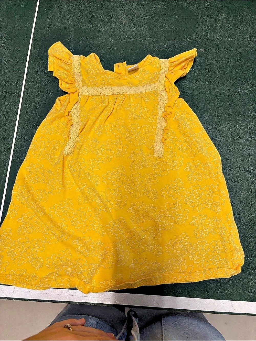 Nordstrom Floral Dress Yellow Girls 18 Months Like New